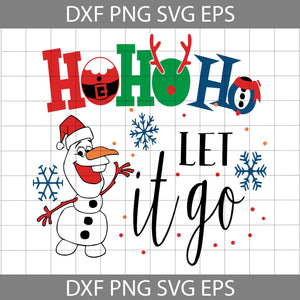 Ho Ho Ho Let It Go SVG, Christmas SVG, Let It Go Svg, Christmas Svg, Cricut File, Clipart, Svg, Png, Eps, Dxf