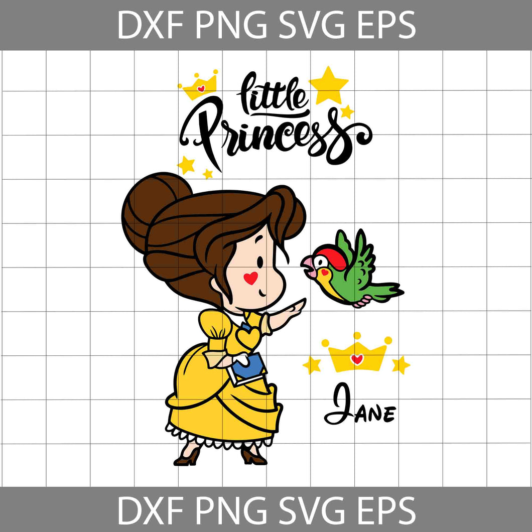 Little princess Jane Svg, Jane Svg, Cartoon Svg, Cricut File, Clipart, Svg, Png, Eps, Dxf