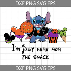 Halloween Stitch Snackgoals Svg, Mickey Svg, Halloween Svg, Cricut File, Clipart, Svg, Png, Eps, Dxf