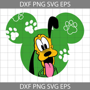 Pluto Svg, Mickey And Friends Svg,  Cartoon Svg, Cricut File, Clipart, Svg, Png, Eps, Dxf