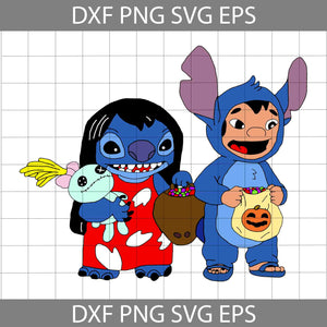 Lilo And Stitch Halloween SVG, Halloween Svg, Cricut File, Clipart, Svg, Png, Eps, Dxf