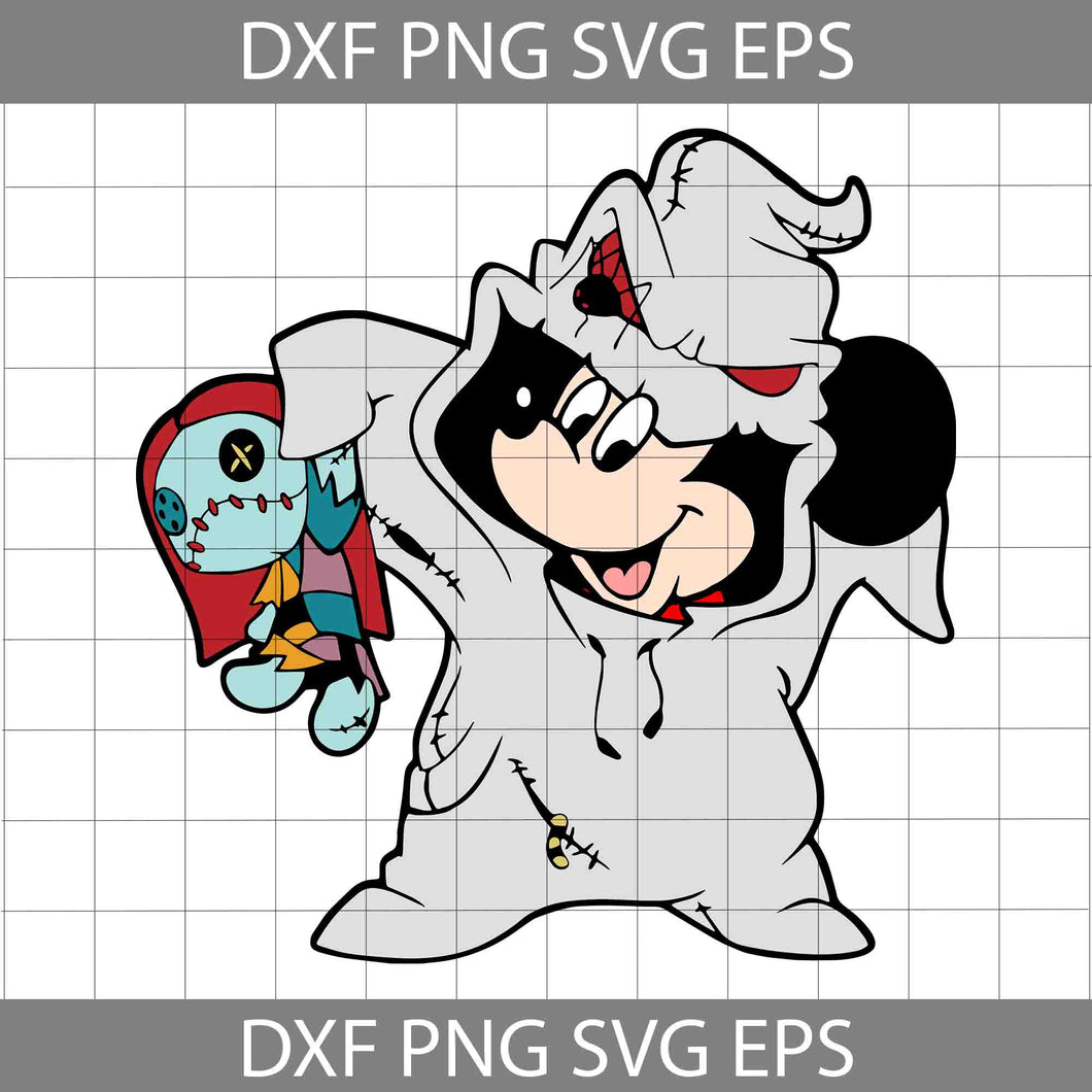 Mickey Mouse Inspired Oogie Boogie Svg, Mickey Svg, Halloween Svg, Cricut File, Clipart, Svg, Png, Eps, Dxf