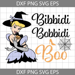 Bibbidi Bobbidi Boo Halloween SVG, Cinderella Witch Svg, Halloween Svg, Cricut File, Clipart, Svg, Png, Eps, Dxf