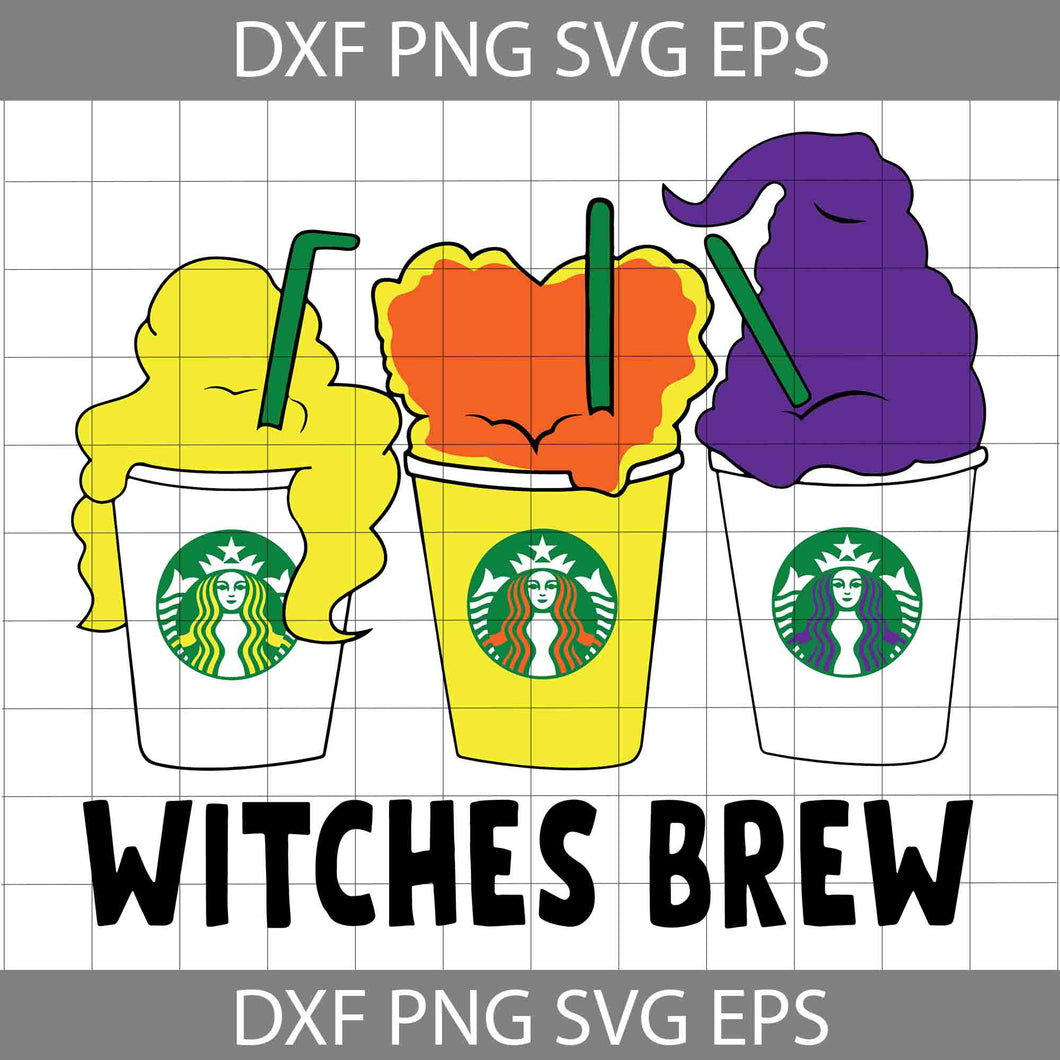 Witches Brew Halloween Svg, Hocus Pocus Drink Svg, Halloween Svg, Cricut File, Clipart, Svg, Png, Eps, Dxf