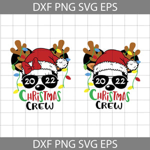 Christmas Crew SVG, Christmas Mouse Reindeer SVG, Christmas Crew Svg, Christmas Svg, Cricut File, Clipart, Svg, Png, Eps, Dxf