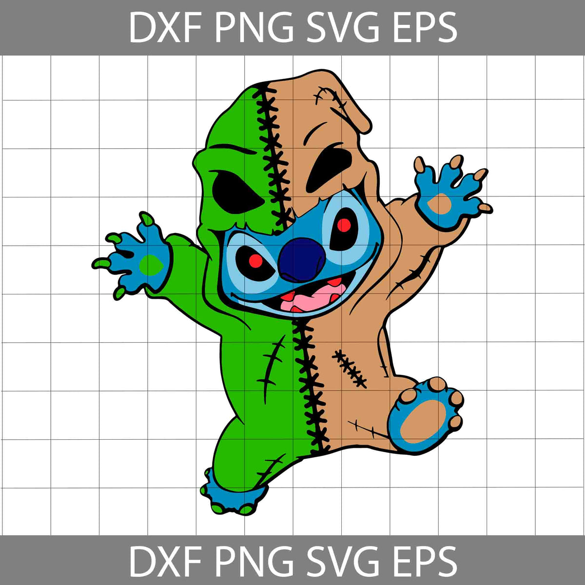 Stitch Costume Oogie Boogie Svg, Halloween Svg, Cricut File, Clipart ...