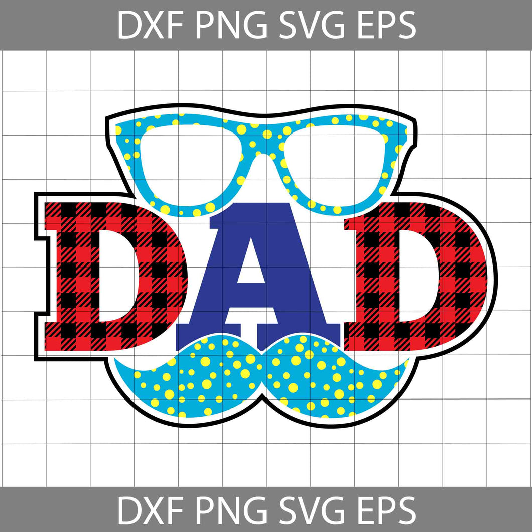 Mustache Dad Svg, Happy Father’s Day Svg, Dad Svg, Father’s Day Svg, Cricut File, Clipart, Svg, Png, Eps, Dxf