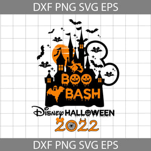 Boo Bash Halloween 2022 Svg, Mickey Bat svg, Halloween Svg, Cricut File, Clipart, Svg, Png, Eps, Dxf