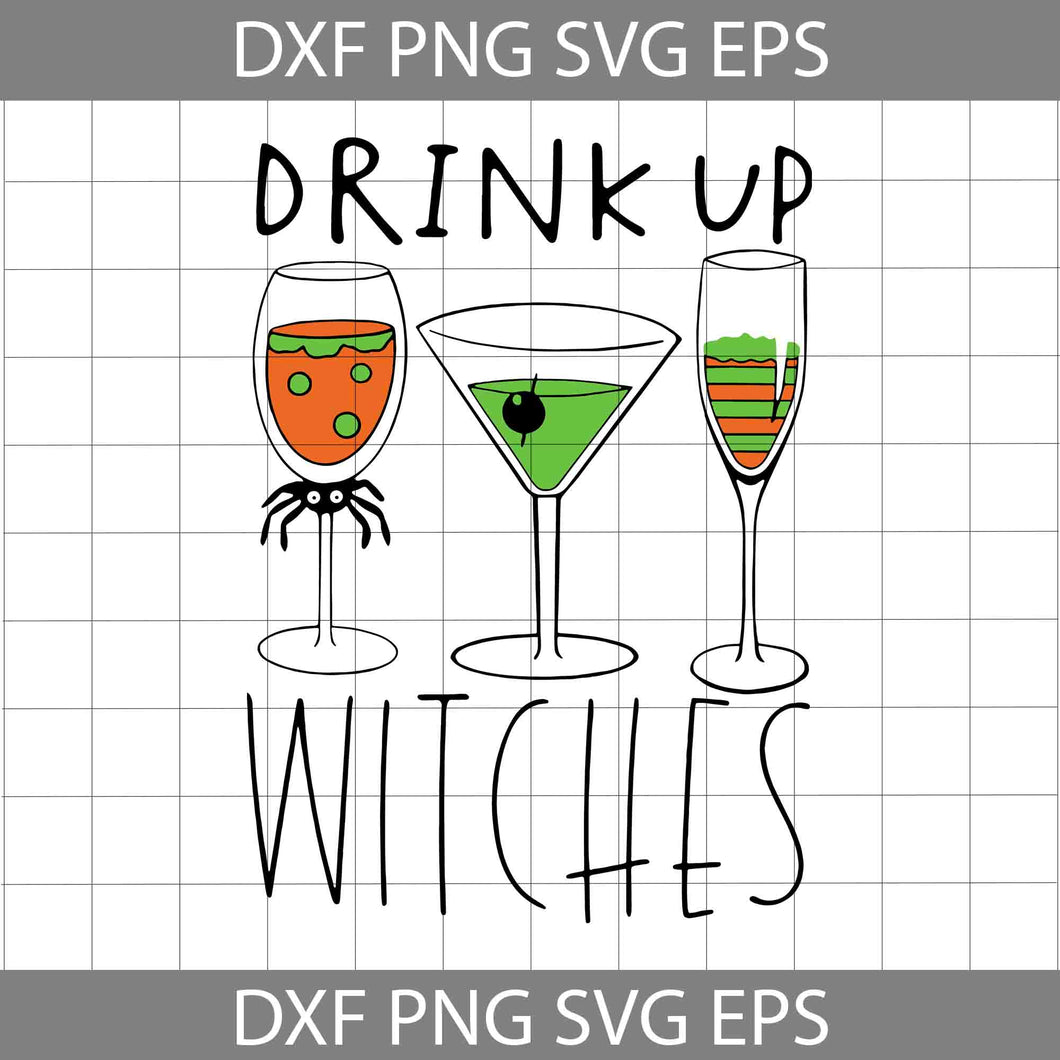 Drinking with the Witch Svg, Drink Up Witches Svg, Wine Witch Svg, Halloween Svg, Cricut File, Clipart, Svg, Png, Eps, Dxf