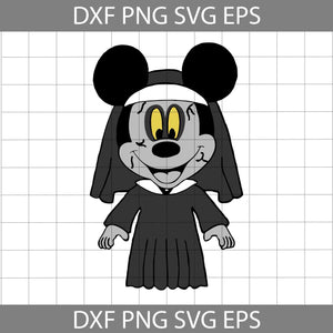 Mickey Girl Ghost Svg, Girl Ghost Svg, Mickey Halloween Svg, Halloween Svg, Cricut File, Clipart, Svg, Png, Eps, Dxf