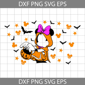 Minnie Pumpkin Hands Svg,Halloween Svg, Cricut File, Clipart, Svg, Png, Eps, Dxf