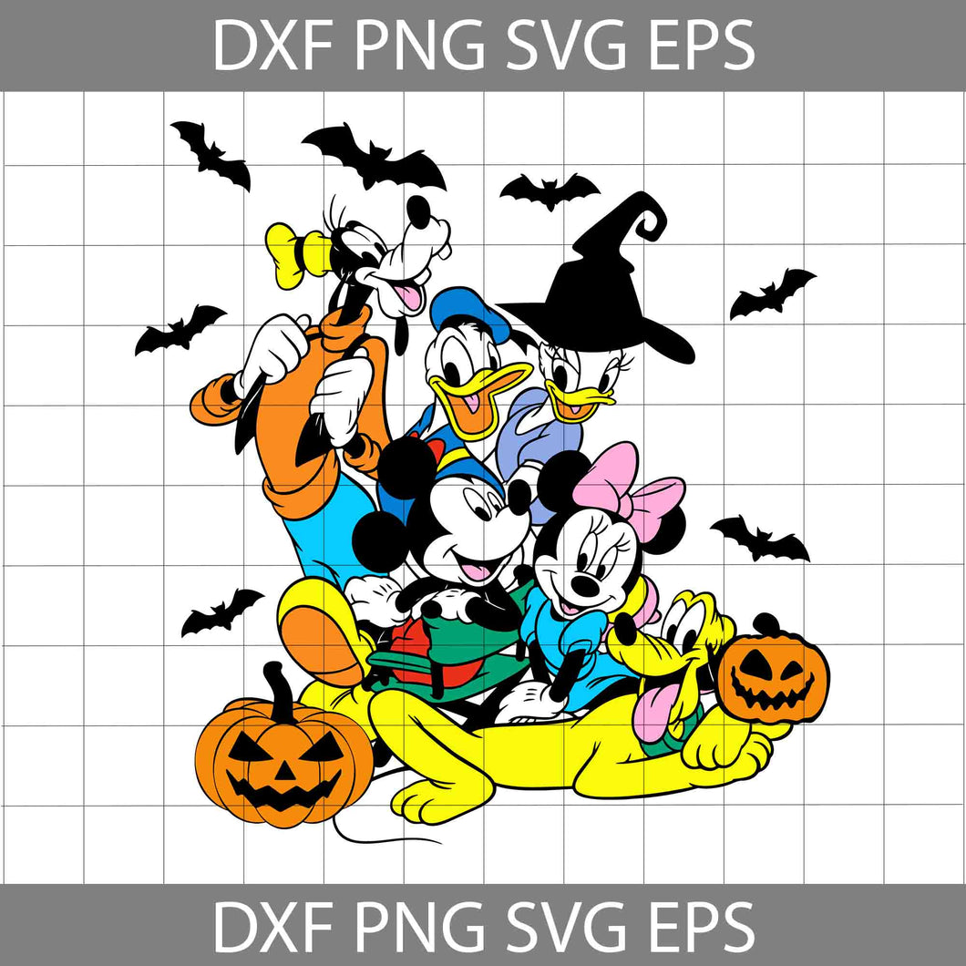 Mickey Halloween Svg, Pumpkin Halloween Svg, Pumpkin Svg, Halloween Svg, Cricut File, Clipart, Svg, Png, Eps, Dxf