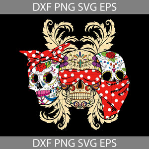 Dia de los muertos day of the dead Svg, Sugar Skull Svg, Halloween Svg, Cricut File, Clipart, Svg, Png, Eps, Dxf