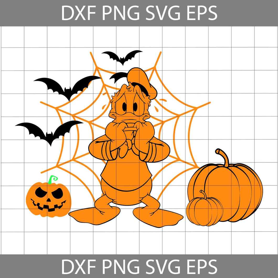 Duck Halloween Pumpkin Bat Life Svg, Halloween Svg, Cricut File, Clipart, Svg, Png, Eps, Dxf