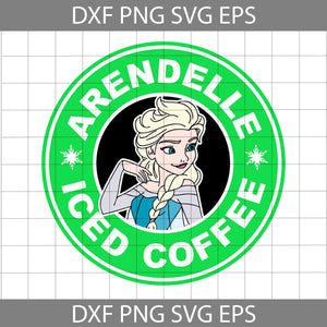 Coffee Svg, Elsa Svg, Cartoon Svg, Cricut File, Clipart, Svg, Png, Eps, Dxf