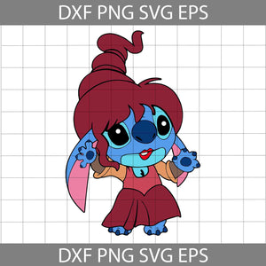 Stitch Girl Dress Up Svg, Mary Sanderson Svg, Hocus pocus Svg, Halloween Svg, Cricut File, Clipart, Svg, Png, Eps, Dxf