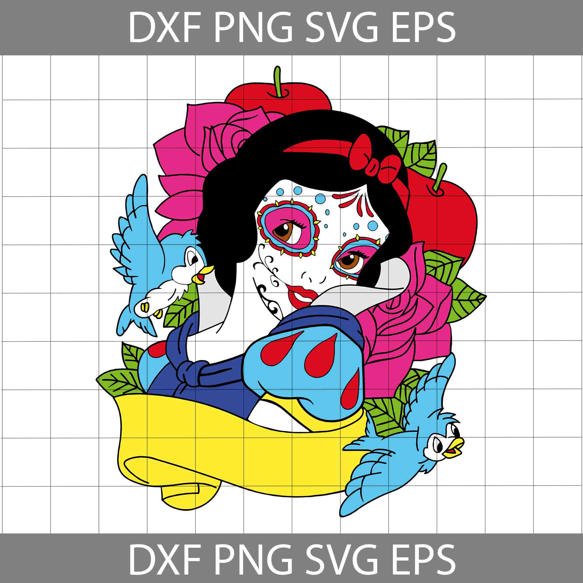 Sugar Skull, Svg Png Dxf Eps Digital Download - free svg files for