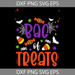 Bag of Treats Svg, Corn Candy Svg, Halloween Svg, Cricut File, Clipart, Svg, Png, Eps, Dxf