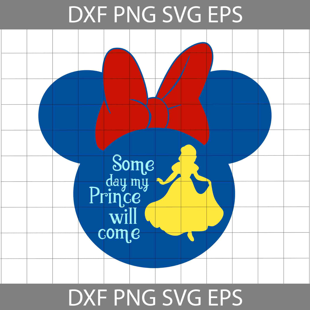 Snow White Mouse Head Svg, Cartoon Svg, Cricut File, Clipart, Svg, Png, Eps, Dxf