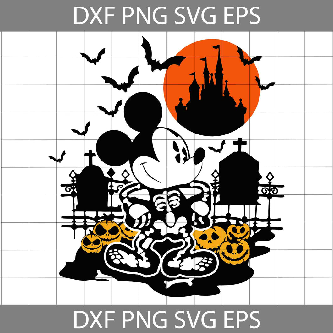 Disney 100 Year Mickey Mouse Skeleton PNG