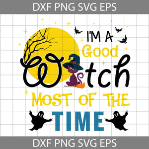 Good Witch Svg, Witch Hat Svg, Witch Svg, I’m a Good Witch Svg, Halloween Svg, Cricut File, Clipart, Svg, Png, Eps, Dxf