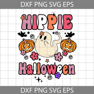 Retro Hippie Halloween SVG, Halloween Vintage Svg, Halloween Svg, Cricut File, Clipart, Svg, Png, Eps, Dxf