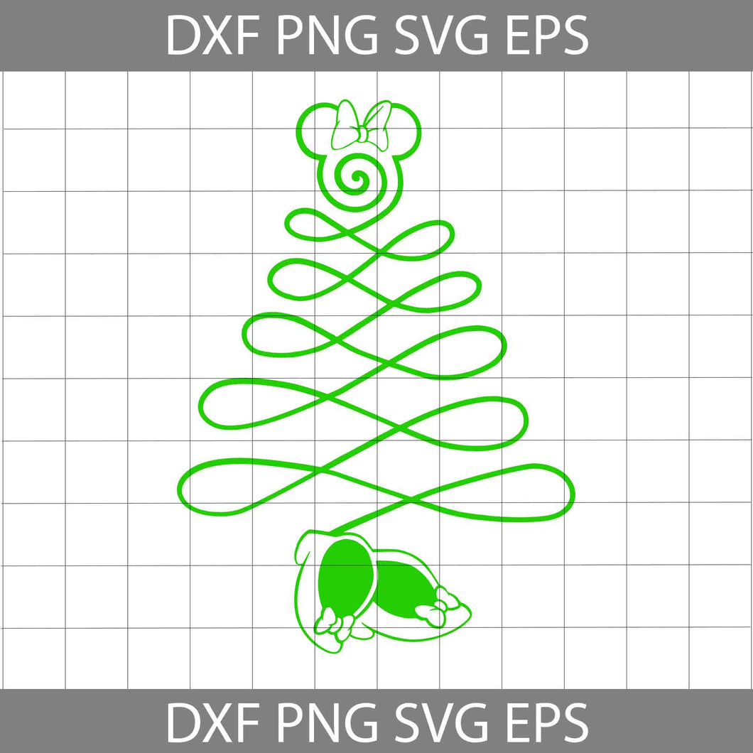 Christmas tree Svg, Christmas Svg, Cricut File, Clipart, Svg, Png, Eps, Dxf