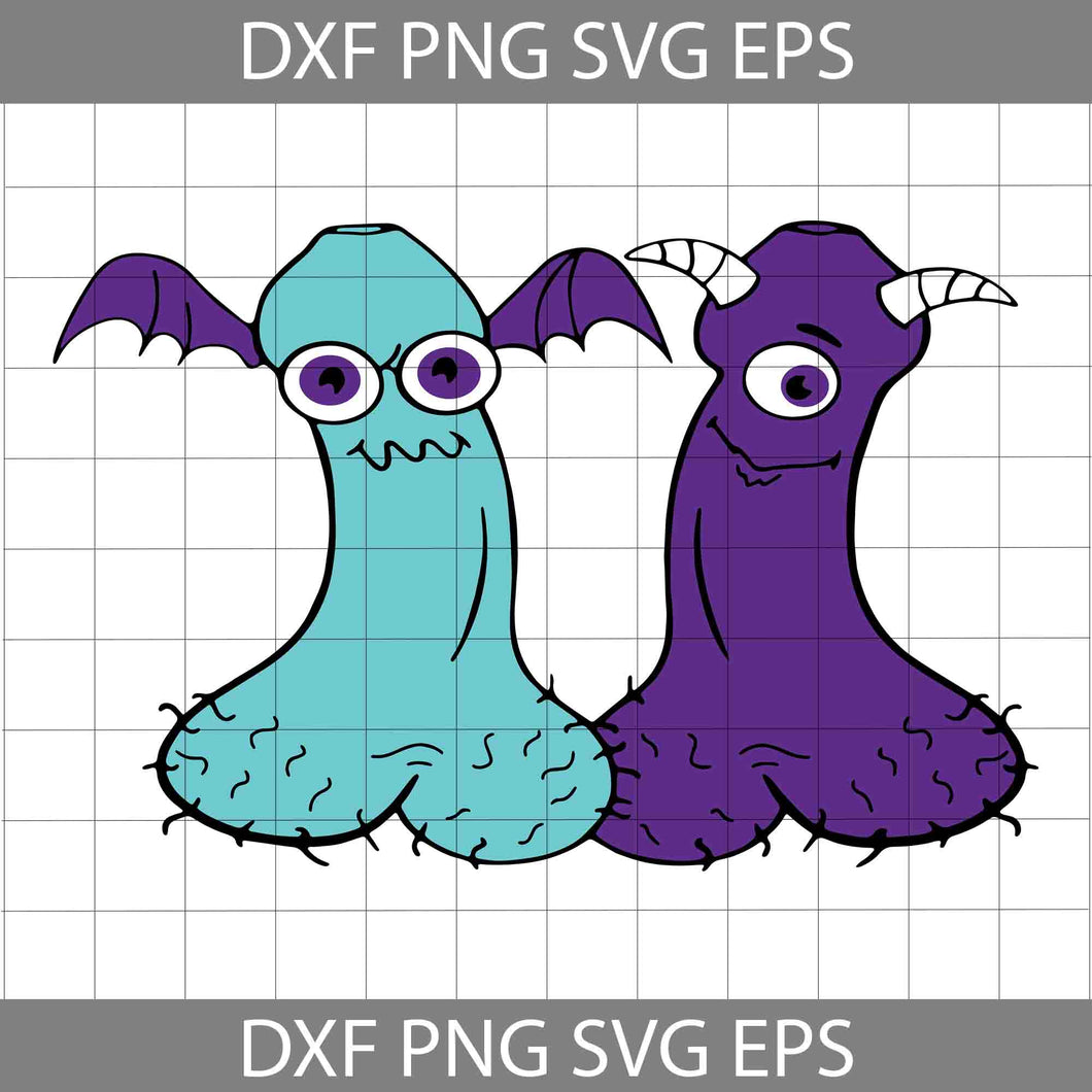 Monster Penis, Penis Svg, Halloween Svg, Cricut File, Clipart, Svg, Png, Eps, Dxf