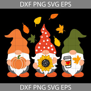 Thanksgiving Gnomes svg, Autumn Gnomes Svg, Halloween Svg, Cricut File, Clipart, Svg, Png, Eps, Dxf