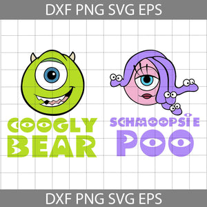 Googly Bear and Schmoopsie Poo Svg, Googly Bear Svg, Schmoopsie Poo Svg, Cartoon Svg, Cricut File, Clipart, Svg, Png, Eps, Dxf