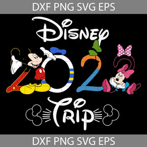 2022 Trip Svg, Minnie And Mickey Svg, Cartoon Svg, Cricut File, Clipart, Svg, Png, Eps, Dxf