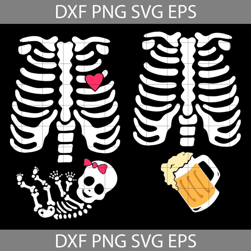 Skeleton Girl and Beer SVG Bundle, Beer Svg, Halloween Svg, Cricut File, Clipart, Svg, Png, Eps, Dxf