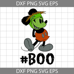 Mickey Halloween SVG, Boo Halloween SVG, Mickey Boo Svg, Halloween Svg, Cricut File, Clipart, Svg, Png, Eps, Dxf