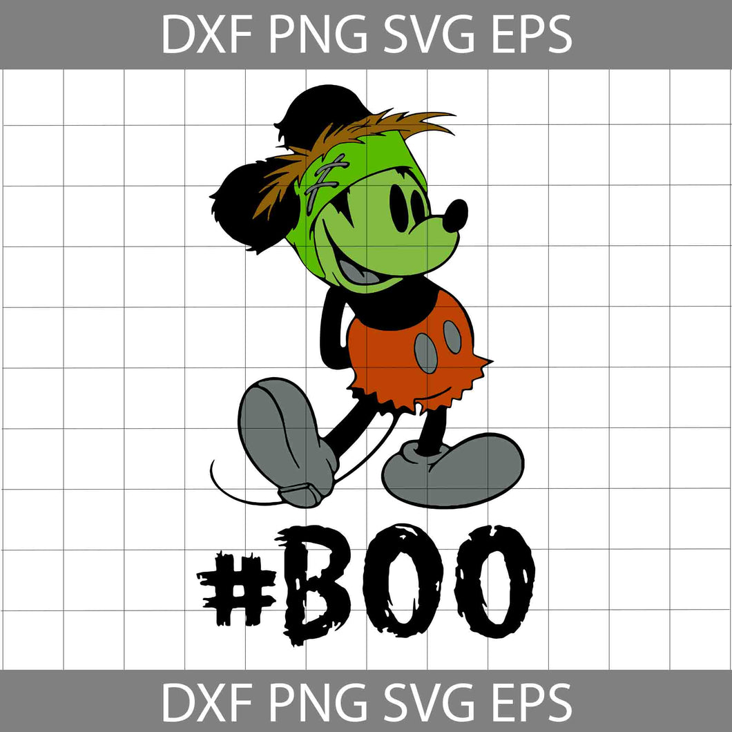 Mickey Halloween SVG, Boo Halloween SVG, Mickey Boo Svg, Halloween Svg, Cricut File, Clipart, Svg, Png, Eps, Dxf