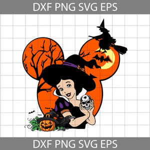 Snow White Halloween Witchy Svg, Halloween Svg, Cricut File, Clipart, Svg, Png, Eps, Dxf