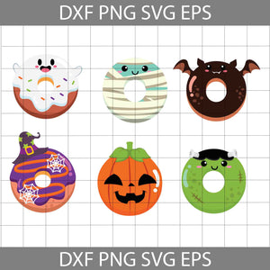 Halloween Sweet Donut Cake Svg, Halloween Svg, Cricut File, Clipart, Svg, Png, Eps, Dxf