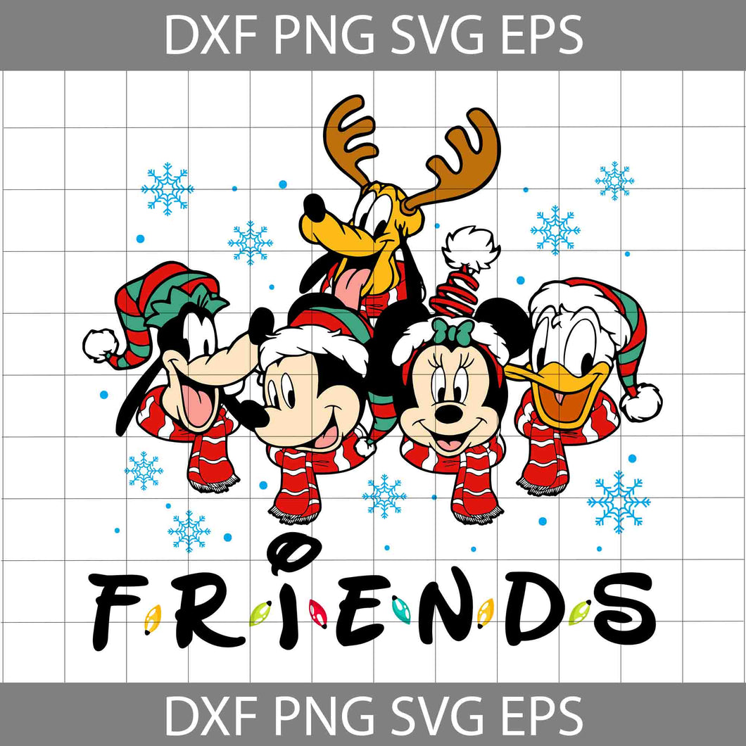 Friends svg, And Friends Surprise Christmas Svg, Xmas Svg, Christmas Svg, Cricut File, Clipart, Svg, Png, Eps, Dxf