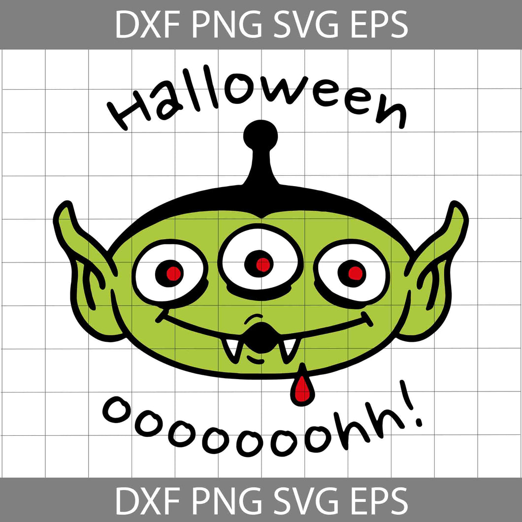 Halloween oooooohh Svg, Alien Svg, Toy Story Svg, Halloween Svg, Cricut File, Clipart, Svg, Png, Eps, Dxf