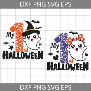 My 1st Halloween SVG, Ghost SVG, Halloween Svg, Cricut File, Clipart, Svg, Png, Eps, Dxf