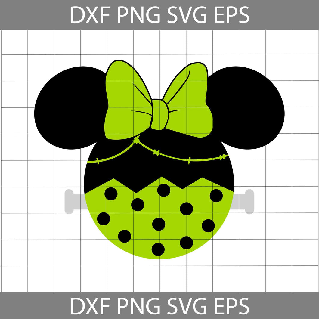 Minnie Frankenstein Ears Svg, Frankenstein Ears Mouse Svg, Frankenstein Svg, Halloween Svg, Cricut File, Clipart, Svg, Png, Eps, Dxf