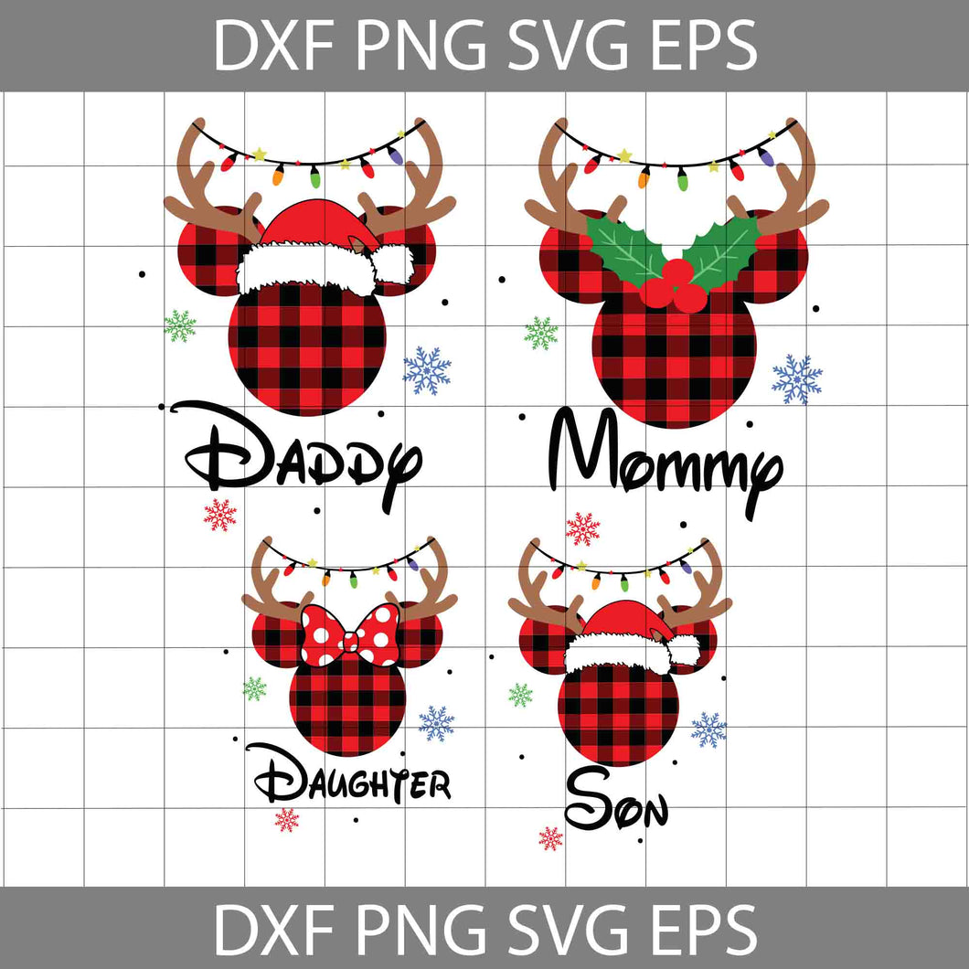 Bundle, family christmas Svg, Christmas Svg, Cricut File, Clipart, Svg, Png, Eps, Dxf