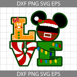 Love SVG, Christmas Svg, Cricut File, Clipart, Svg, Png, Eps, Dxf