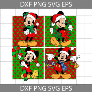 Christmas Mouse Svg, Christmas Svg, Cricut File, Clipart, Svg, Png, Eps, Dxf