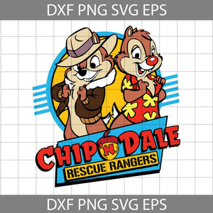 Chip And Dale SVG, Chip And Dale Rescue Rangers Svg, Cartoon Svg, Cricut File, Clipart, Svg, Png, Eps, Dxf