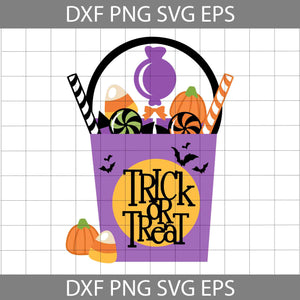 Trick Or Treat Svg, Halloween Svg, Cricut File, Clipart, Svg, Png, Eps, Dxf