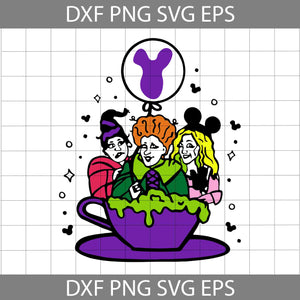 Hocus Pocus In Coffee Svg, Sanderson Sisters Halloween Svg, Hocus Pocus Coffee Svg, Halloween Svg, Cricut File, Clipart, Svg, Png, Eps, Dxf