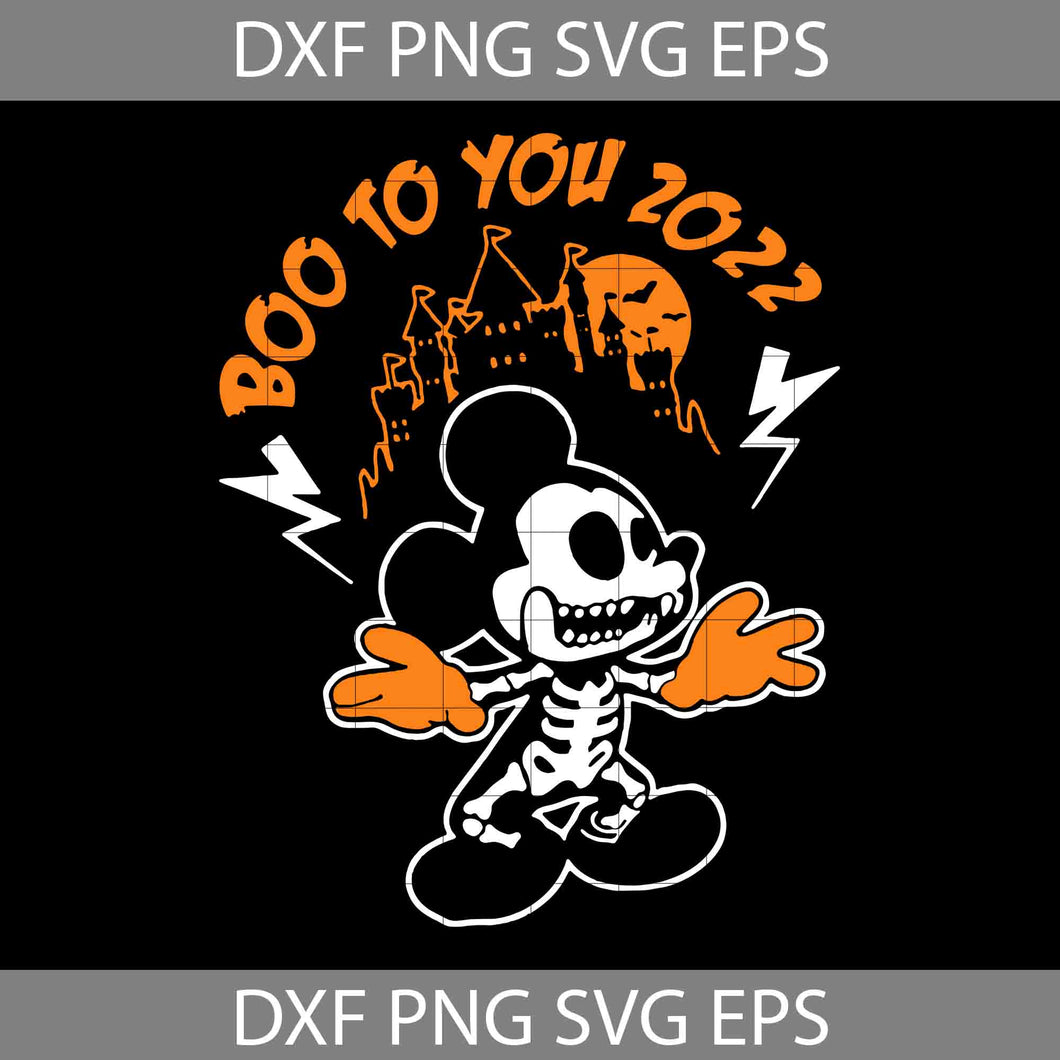 Boo to you svg, Mickey halloween svg, Mickey Svg, Halloween Svg, Cricut File, Clipart, Svg, Png, Eps, Dxf