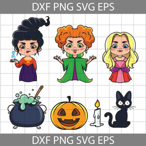 Hocus Pocus SVG Bundle, Hocus Pocus Svg, Halloween Svg, Cricut File, Clipart, Svg, Png, Eps, Dxf