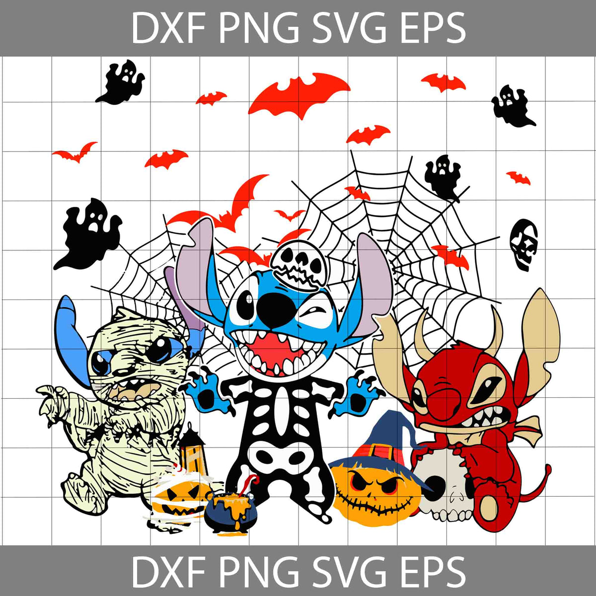 Stitch Costume Svg, Trick Or Treat Svg, Halloween Svg, Cricut File ...