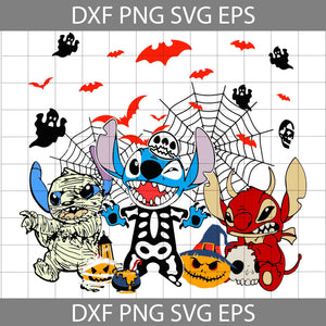 Stitch Costume Svg, Trick Or Treat Svg, Halloween Svg, Cricut File, Clipart, Svg, Png, Eps, Dxf